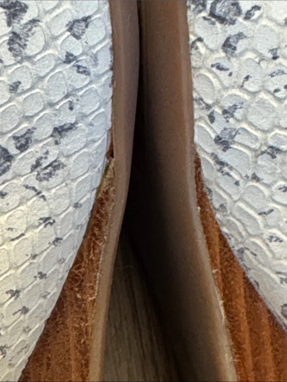 Cole Haan Women's Snake-Print Wedges in White and Gray
